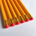 thumbnail image 5 of Yellow Hexagonal Wooden Pencils With Eraser For Elementary Students(10 PCS) Home Office Organization And Storage, 5 of 5