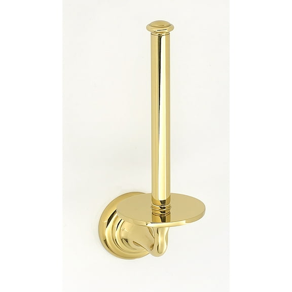 Alno A6767 Charlie's 6-3/4" Tall Vertical Drop Down Slide Single Post Solid Brass Toilet