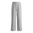 thumbnail image 6 of Annhoo Women Straight Leg Pants Elastic High Waist Seamed Panel Loose Trousers with Pockets Outdoor Athletic Pant, 6 of 6