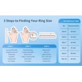 thumbnail image 7 of Wedding Band for Women, Cubic Zirconia Stackable Ring, Hypoallergenic Minimalist Jewelry for Her, Size 5-9, Romantic Anniversary Present, 7 of 7