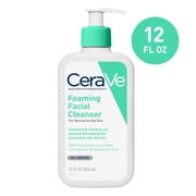 CeraVe Foaming Facial Cleanser for Normal to Oily Skin, 12 fl oz