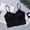 Black, variant on VLOOCKLW Women Strapless Lace Underwear Padded Back Support Plus Size lace bra lingerie