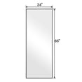 thumbnail image 6 of LAIYA 65"x 24" Full Length Mirror Rectangle Body Dressing Floor Mirrors for Standing Leaning Mirrors, 6 of 6
