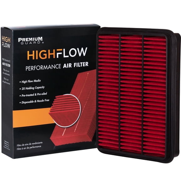 HIGHFLOW High Performance, Pre-Oiled Disposable Engine Air Filter PA5305X | Fits 2001-2007 Toyota Sequoia, 2003-2009 4Runner, 2003-2009 Lexus GX470