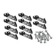 thumbnail image 2 of Luzkey 10 Pieces Triangle Corner Brace Angle Fasten Connector Support Joint Fastener Angle Corner Bracket for Cabinets Desks Shelves Stainless Screws, 2 of 8
