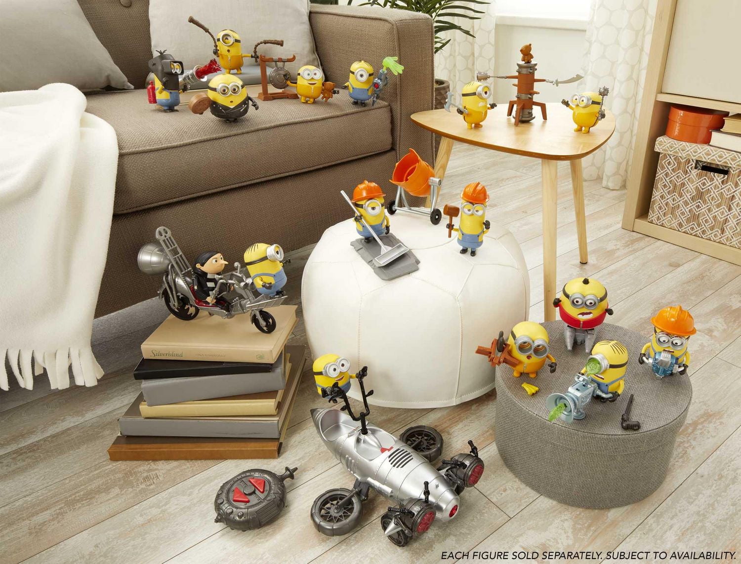 Figurine articulée actionnée par bouton Otto du film «Les Minions 2: Il était une fois Gru» («Minions: The Rise of Gru»)