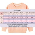 thumbnail image 4 of Huesdet Toddler Girls Sweatshirts Baby Crewneck Pullover Long Sleeve Shirts Kids Winter Casual Tops Clothes(Beige,4 Years), 4 of 8