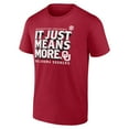 thumbnail image 2 of Men's Fanatics Crimson Oklahoma Sooners SEC It Just Means More T-Shirt, 2 of 3