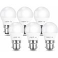 thumbnail image 1 of LED pght bpbs, bayoneta pght bpb b22 blanco cálido 2700k, 4,9W (equivalente a 40W) Ahorro de energía, 470 luces, haz ancho de 240°, LED de bola de golf BPB G45, no regulable a partir de 6, 1 of 5