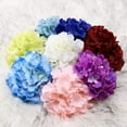 thumbnail image 2 of 10 Pcs Purple Hydrangea Silk Fake Flowers, Full Artificial Flowers Heads with Stems for DIY Home Wedding Bridal Shower Baby Shower Shop Party Decor, 2 of 7