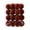 Brown, variant on 24Pc Flocked Christmas Balls, Velvet Shatterproof Xmas Ornaments, Glitter Christmas Tree Hanging Baubles Holiday Decor White
