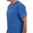 thumbnail image 3 of Infinity Cherokee V- Neck Men's Scrub Top with Rib Knit Back Panels with 3 Pockets and 360 Stretch - CK900A, 3 of 8