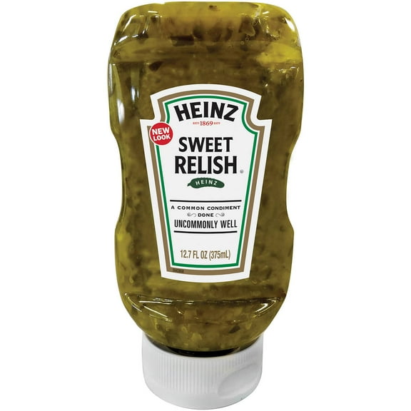 Heinz Easy Squeeze Sweet Relish Jar, 12.7 oz - Case of 12