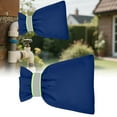 thumbnail image 2 of Outdoor Faucet Covers with Reflective Stripe, Waterproof Insulation Hose Bib Covers, Reusable Thickened Soft Faucet Spigot Covers for Winter Freeze Protection, Freeze-Free Protector(Blue2,20x7.8"), 2 of 9
