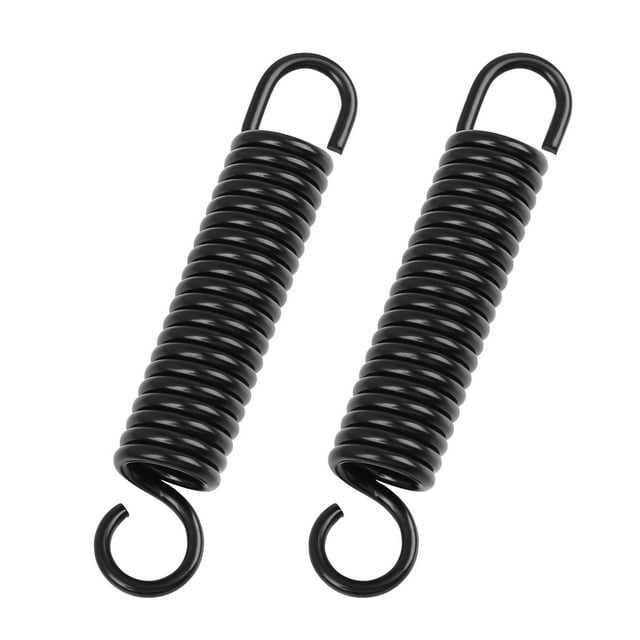 Unique Bargains 8cm Length Motorcycle Moterbike Black Bracket Kickstand Return Spring for GY6-125 2pcs