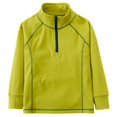 thumbnail image 2 of Boys Mock Neck Sweatshirt Quarter Zip Thermal Long Sleeve Pullover, Half Zip Collared Top, Kids Winter Clothes, 2 of 8