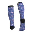 thumbnail image 2 of Bixox Flamingo Print Compression Socks,Compression Socks Women & Men Circulation for Medical,Running,Athletic, 2 of 7