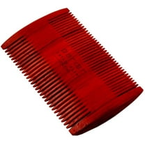 Parker's Premium Rosewood Two Sided Beard & Mustache Comb with Deluxe Felt Case