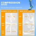 thumbnail image 5 of 6 PairsCompression Socks for Women & Men Circulation-Support Knee High Socks 20-30 mmhg-Best for Running,Medical,Nurse,Travel,L/XL, 5 of 7
