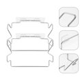 thumbnail image 3 of 2 pcs Portable Trash Bag Holder Stainless Steel Garbage Bag Holder for Home, 3 of 8