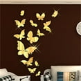 thumbnail image 3 of Vikakiooze Home Decor Under $5, Creative And Beautiful Butterfly Eye Wall Sticker, Fly Butterfly Wall Decal DIY Art Mural Home Bedroom Living Room Decoration, 3 of 3