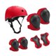 thumbnail image 4 of Conjunto de engranajes de protección de casco para bicicletas 7x para niños, almohadillas para el impacto del casco de skateboard, cómodas aletas de Rojo, 4 of 8