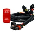 thumbnail image 3 of Side Lights On/Off Red Rocker Switch with Power Busbar Plug Harness Compatible with Polaris Pulse Power Busbar RZR Pro Ranger Crew XP 2018-2023, 3 of 6