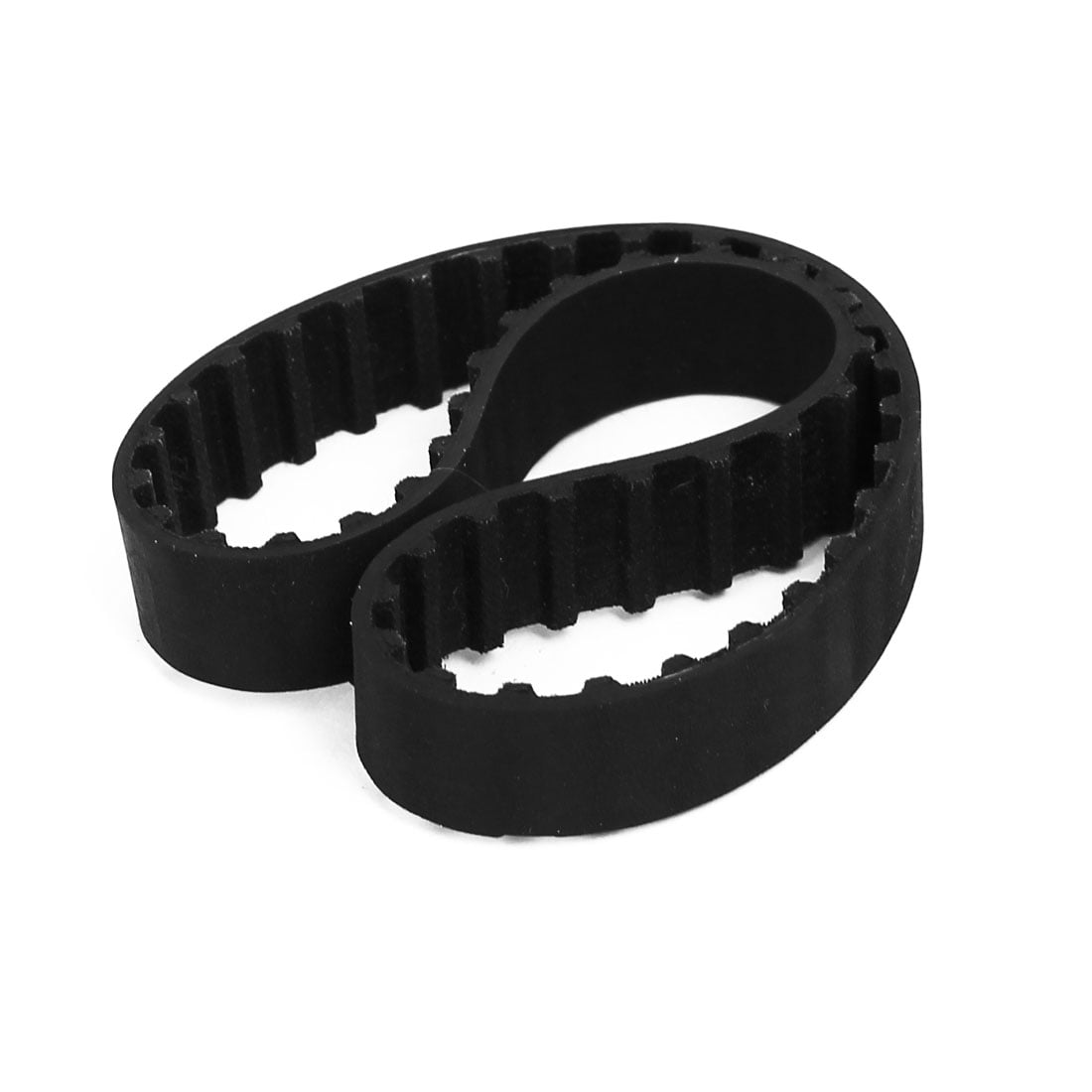 uxcell 98XL 250mm Circumference 10mm Width Rubber Closed Loop Timing Belt Black