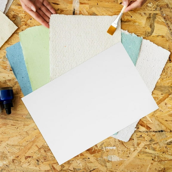 COSMOBETTY Metallic Cardstock Paper Silver 10 Sheets 11.7x8.3x0.02In