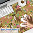 thumbnail image 2 of Long Mouse Pads for Desk,Cute Boxer Dog and Flowers Florals Desk Mats on Top Of Desks, Desk Mouse Pad Extra Large with 3mm Non-Slip Base and Stitched Edge for Gaming,Office,Work,Home 47.3"x23.6", 2 of 6