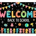 thumbnail image 4 of Colorful Design Back to School Banner Educational Theme Welcome Decoration for Classroom Decor School Event Kids Party, 4 of 8