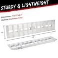thumbnail image 3 of Bingirl 6000lbs Capacity Aluminum Loading Ramps (72 x 15 Inch, 2pcs) for ATV, Motorcycle, Quad, Lawn Mower, Snow Blower, 3 of 7