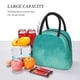 thumbnail image 5 of Disketp Teal Turquoise1 Bolsa Térmica para Almuerzo, Lonchera con Abertura Amplia y Gran Capacidad, Organizador Reutilizable para Mujeres, Hombres y Adultos, 5 of 6