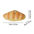 thumbnail image 4 of Simulation Bread Food Big Squishy Stress Relief Toy Slow Rebound Decompression Bread Toy, 4 of 7