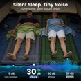 thumbnail image 4 of KingCamp Camping Sleeping Pads - Lightweight Inflatable Air Pad with Built-in Foot Pump, Waterproof Camping Air Mattress with Pillow for Hiking, Backpacking , Navy, 4 of 11