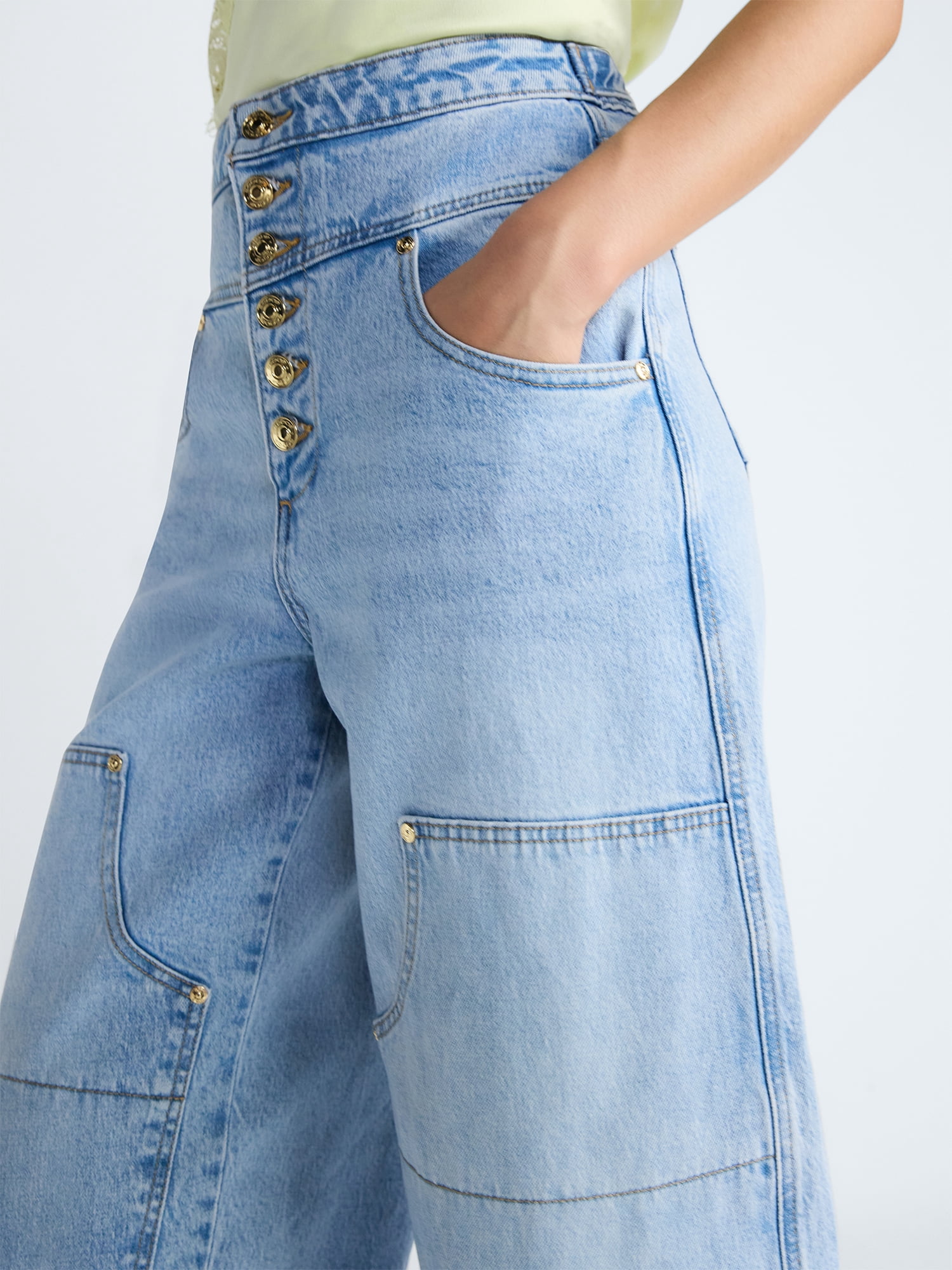 Devil Wears Prada Scoop Collection Women's High Waisted Jeans, Sizes 0-20