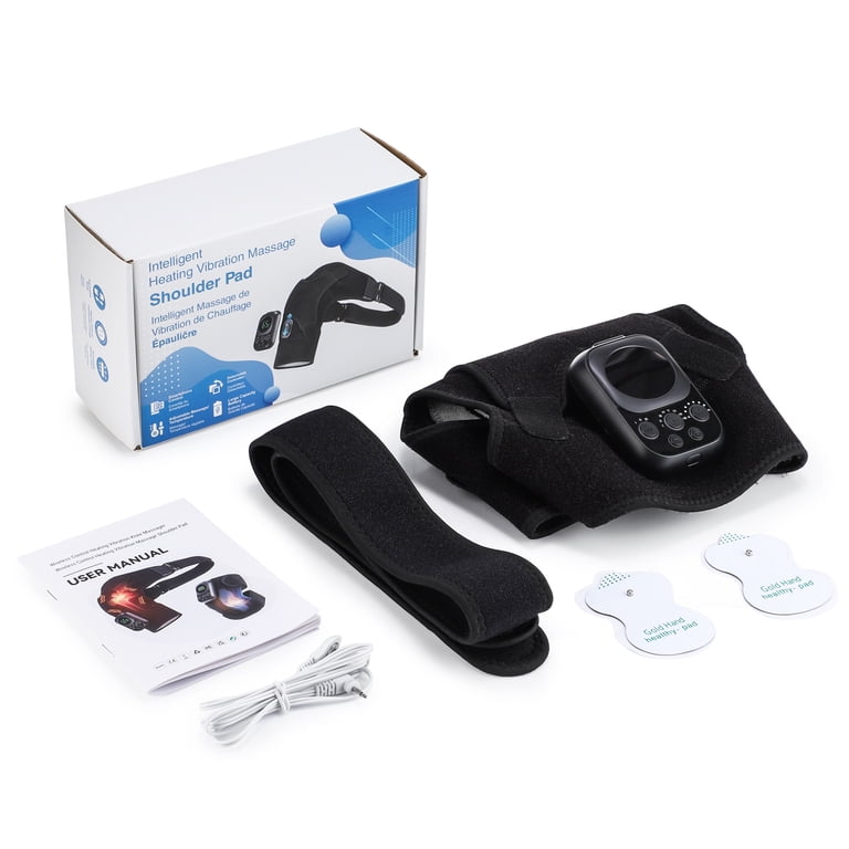 Shoulder Heating Pad Massage, Heated Shoulder Wrap with 8 Modes, 3 Speed Vibration, 6 Heat Levels, App Control, Detachable Controller, 5000mAh Battery Shoulder Heating Pad Massage, Heated Shoulder Wrap with 8 Modes, 3 Speed Vibration, 6 Heat Levels, App Control, Detachable Controller, 5000mAh Battery