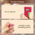 thumbnail image 4 of Automatic Threading Aid Needle Threader,Mini Manual Sewing Machine Needle Threaders,Household Portable Hand Sewing Needle Threader for Embroidery,Cross Stitch Craft, 4 of 7