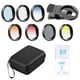 thumbnail image 2 of Kit profesional de filtros de lentes graduados APEXEL APL-37UV-7G para teléfono 7 en 1 37 mm, 2 of 7