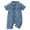 Blue, variant on Ierhent Baby Bodysuit Baby Boy Short Sleeves Onesies Bodysuits(Blue,B)