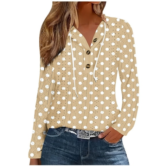 Pohista Spring Shirts for Women Vneck Long Sleeve Blouses for Women Womens Shirts my orders placed recently by me