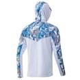 thumbnail image 2 of HUK Men's Icon X Camo Hoodie UPF 50+ Long-Sleeve Fishing Shirt, Ice Boat, XX-Large, 2 of 3