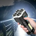 thumbnail image 2 of Nine Lights in One Brightest Outdoor Flashlight 1000 Lumens Led Flashlight 4pcs Led Light Rechargeable Powerful Torch Long Throw Up To 200 Meters in One Brightest Outdoor Flashligh, 2 of 9