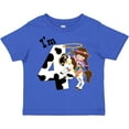 thumbnail image 3 of Inktastic I'm Four-cowgirl Riding Horse Birthday Girls Toddler T-Shirt, 3 of 5