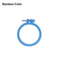 thumbnail image 1 of Opolski Plastic Cross Stitch Embroidery Hoop Circle Sewing Frame DIY Needlework Tool, 1 of 9