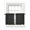 Black, variant on Sage Green Arrows Tier Curtains 24 Inch Length,Sheer Curtains for Bedroom Living Room Window Modern Abstract Art Ethnic Tribal Rod Pocket Drapes Kitchen Curtains Small Half Window 27.5"x24" 2 Panels
