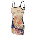 thumbnail image 5 of Ladies Elegant Sling Sleeveless Sexy Dress floral, 5 of 6