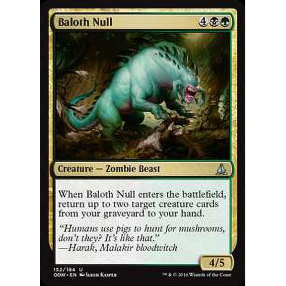 MtG Oath of the Gatewatch Uncommon Baloth Null (Foil) #152