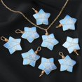 thumbnail image 3 of Star Pendant Necklace Opal Necklace Opal Jewelry Star Choker Party Jewelry for Teens Women Girlfriends, 3 of 9