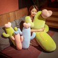 thumbnail image 1 of Style Simple Cute Soft Simulation Leaf Cactus Plush Pillow Backrest Lumbar Support Cartoon Toy Doll Infant Accessories heqiyong toy, 1 of 2
